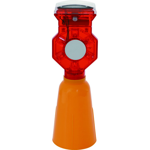 TRUSCO 安全コーン用ソーラー工事灯